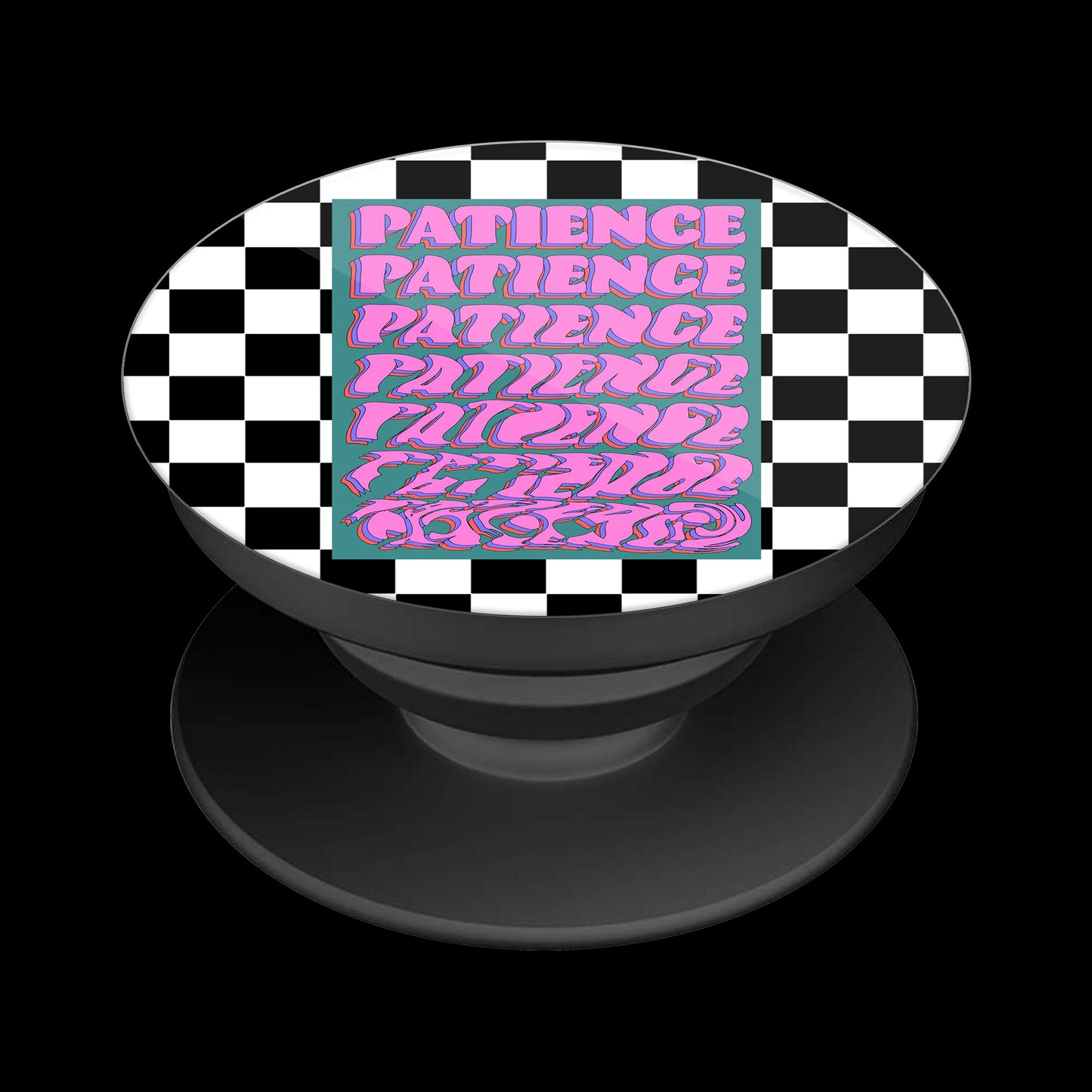 Patience Checkered Popholder
