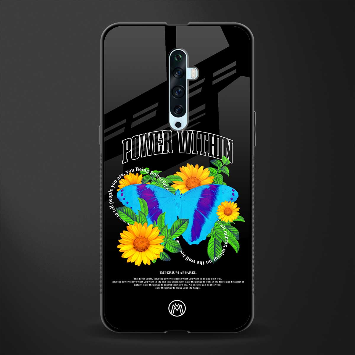 power within glass case for oppo reno 2f image