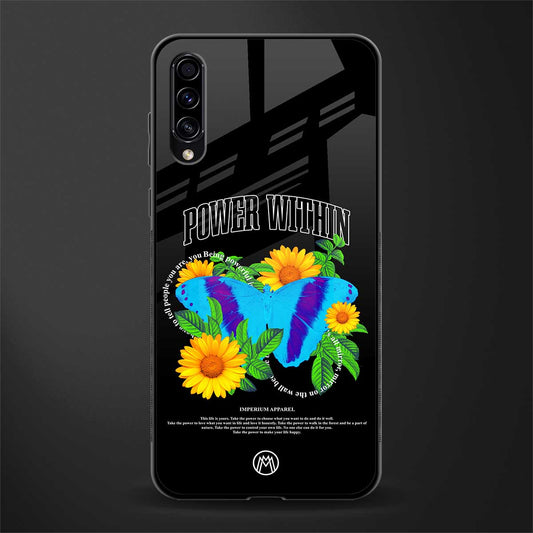 power within glass case for samsung galaxy a70 image