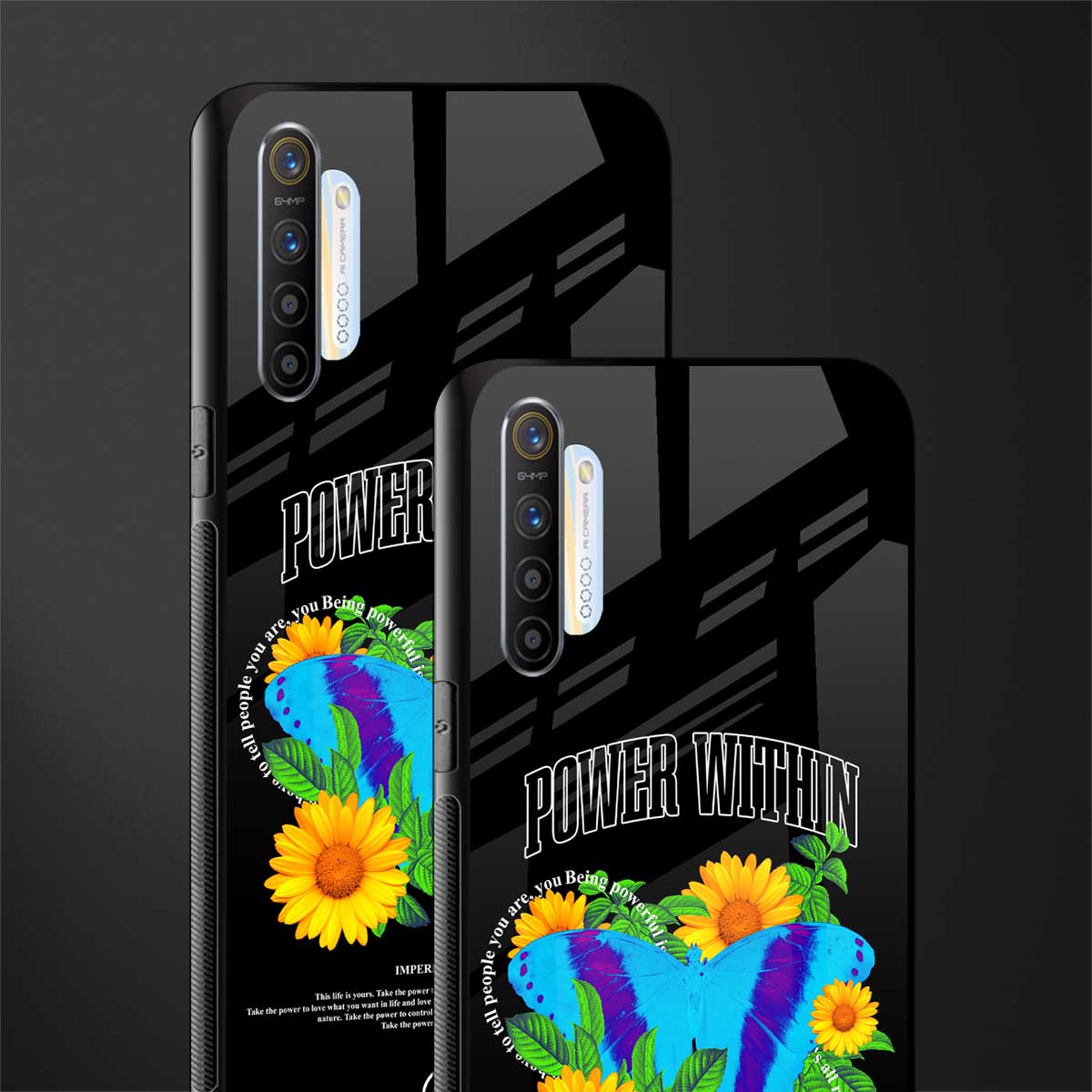 power within glass case for realme xt image-2