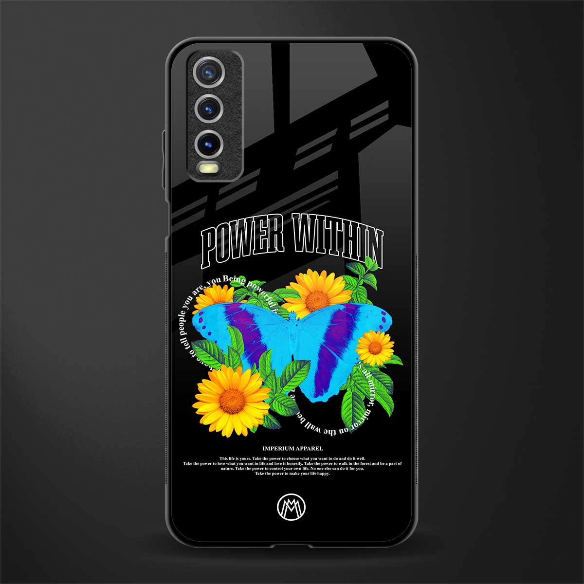 power within glass case for vivo y20i vivo y20t image