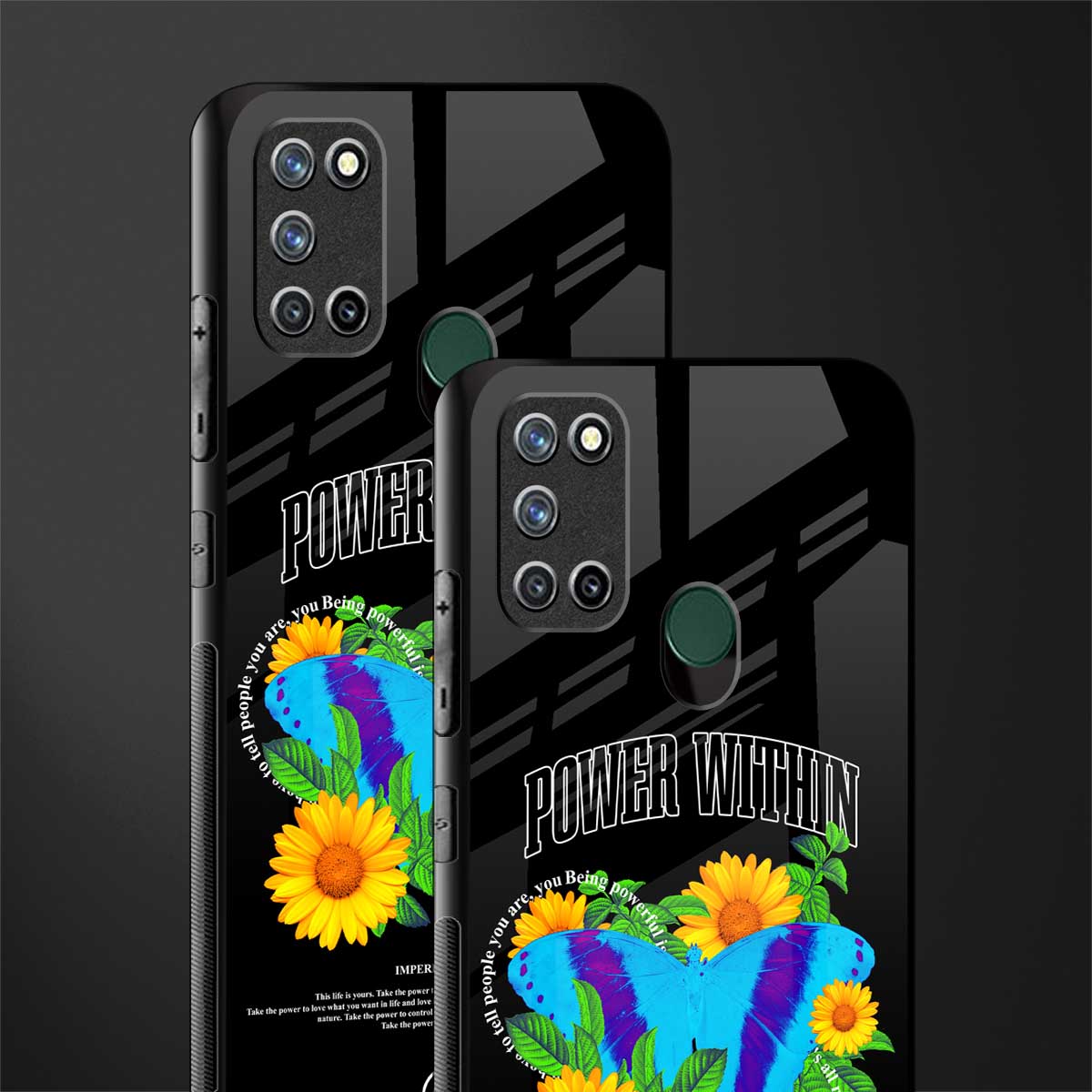 power within glass case for realme 7i image-2