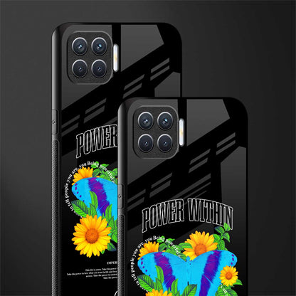 power within glass case for oppo f17 pro image-2