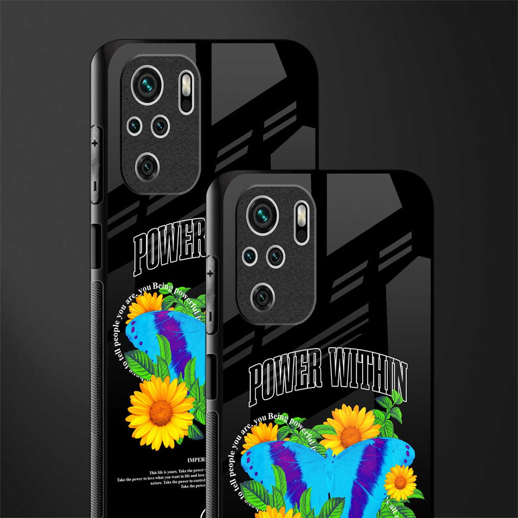 power within glass case for redmi note 10 image-2