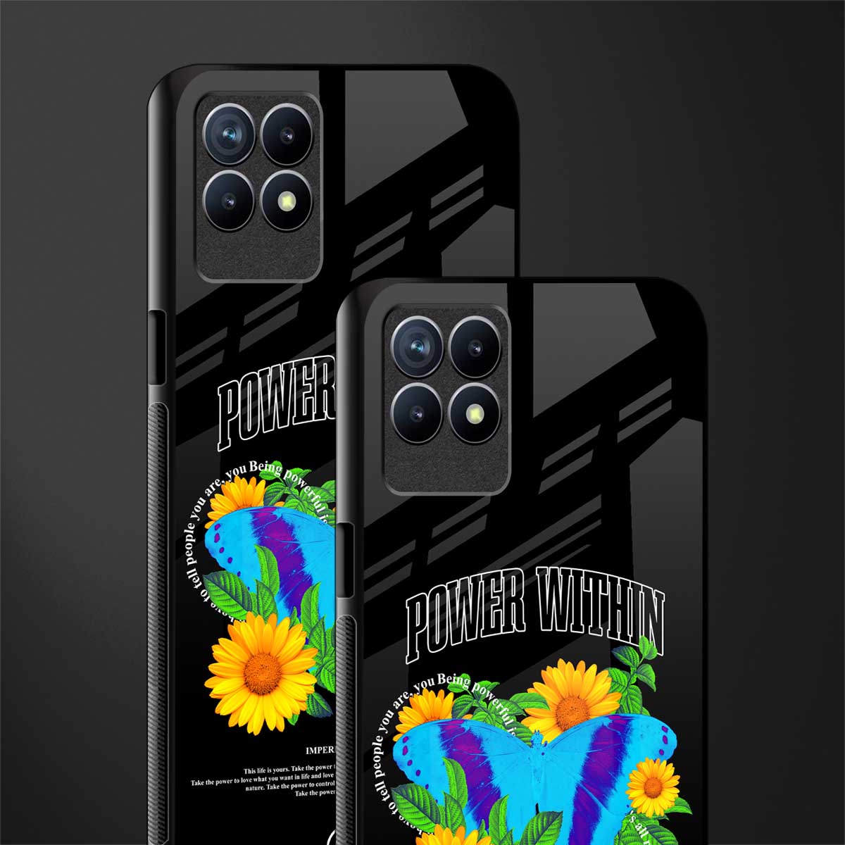 power within glass case for realme 8i image-2