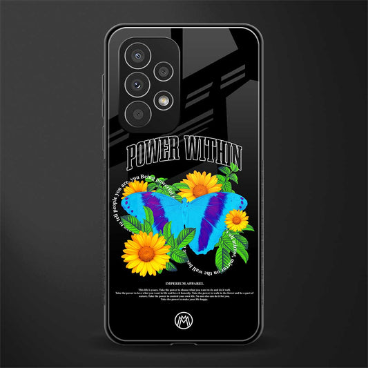 power within back phone cover | glass case for samsung galaxy a73 5g