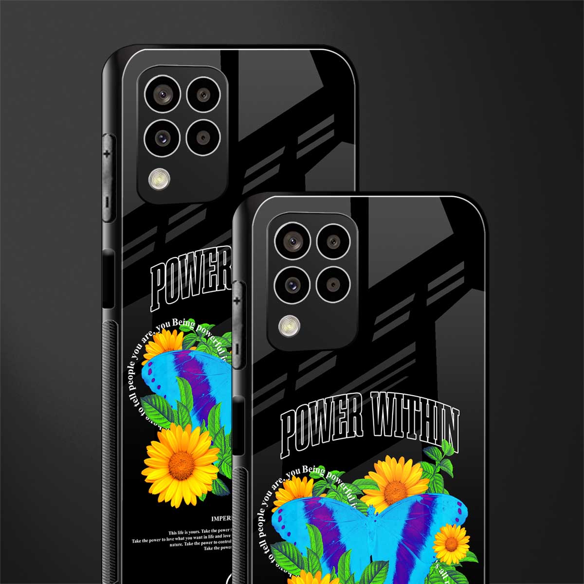 power within back phone cover | glass case for samsung galaxy m33 5g