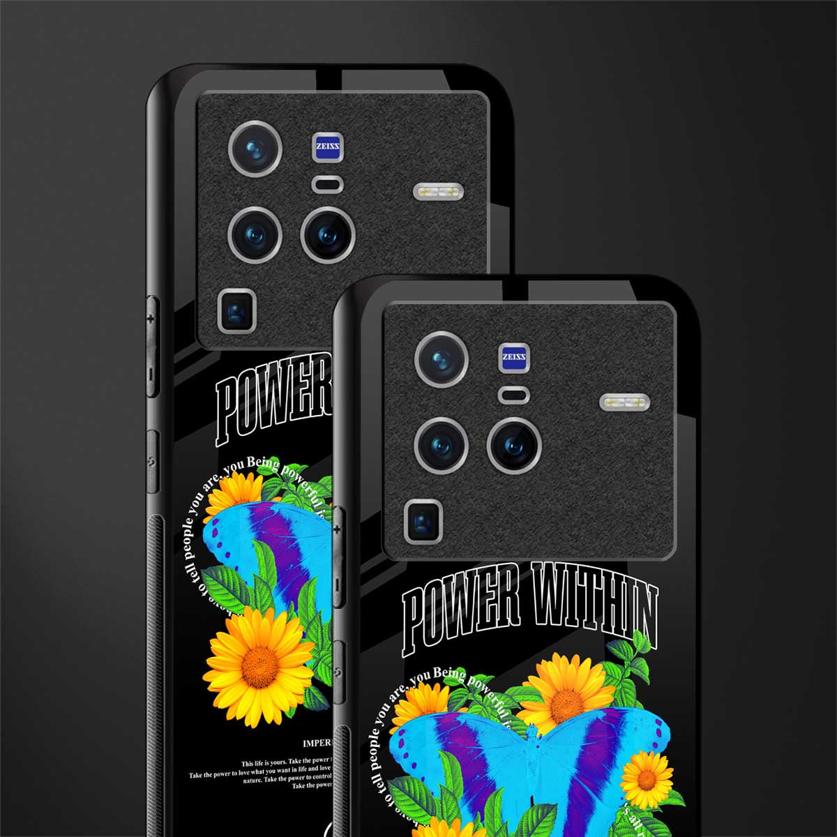 power within glass case for vivo x80 pro 5g image-2