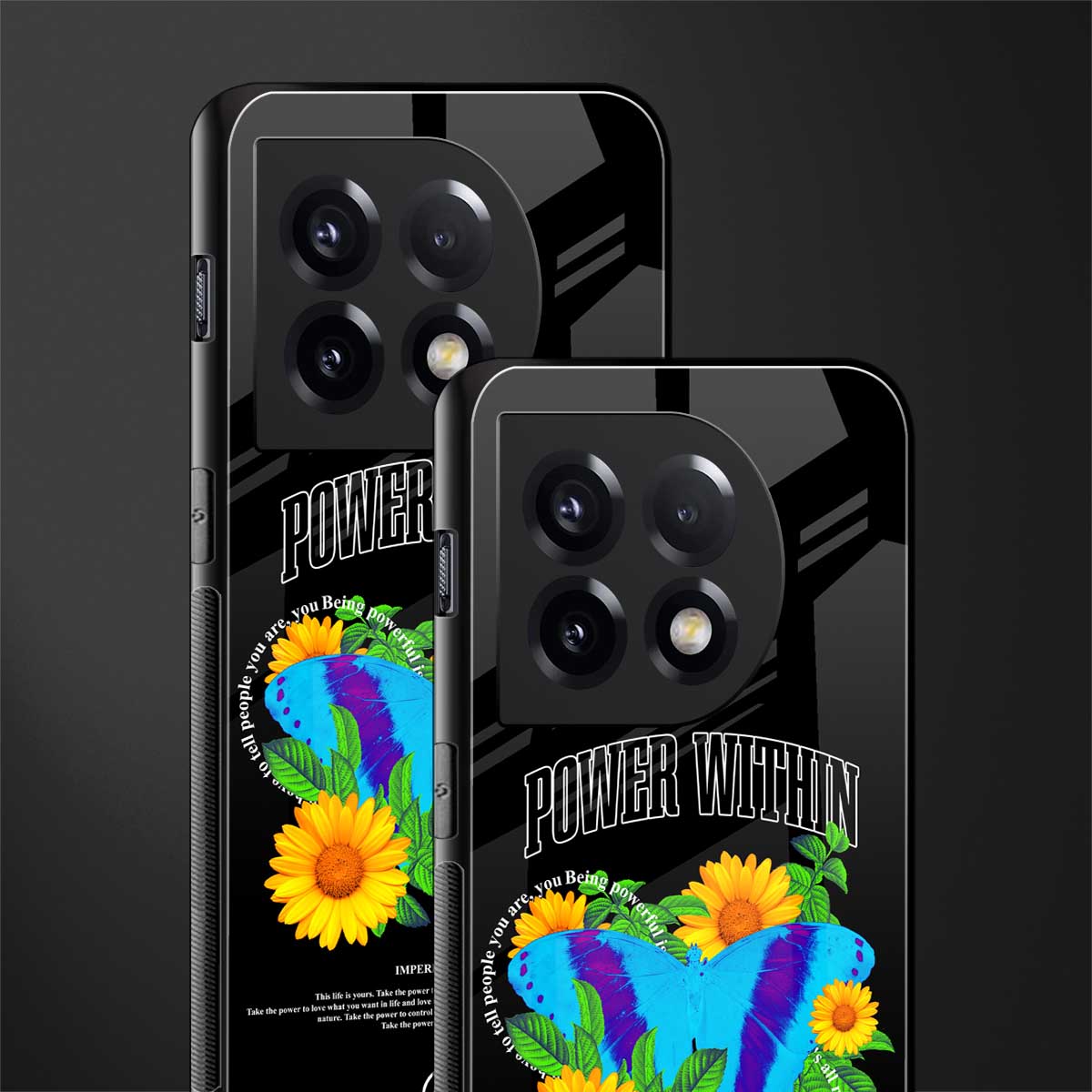 power within back phone cover | glass case for oneplus 11