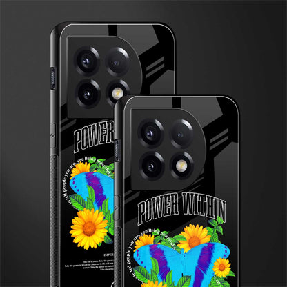 power within back phone cover | glass case for oneplus 11