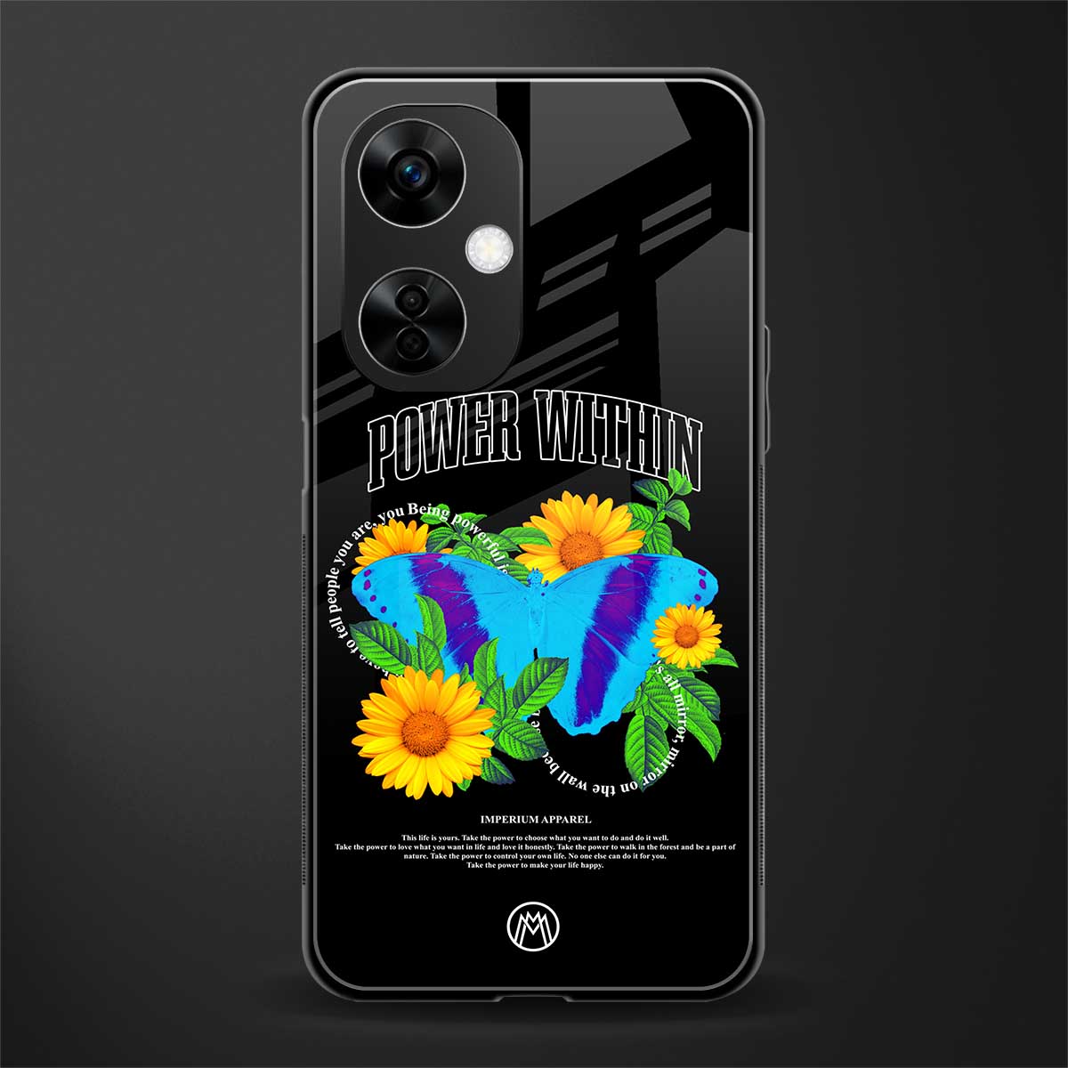 power within back phone cover | glass case for oneplus nord ce 3 lite