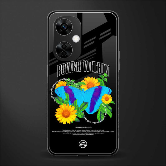 power within back phone cover | glass case for oneplus nord ce 3 lite