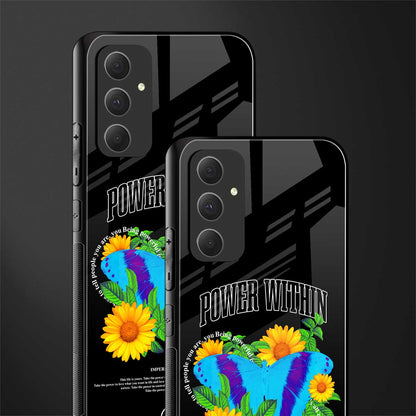 power within back phone cover | glass case for samsung galaxy a54 5g