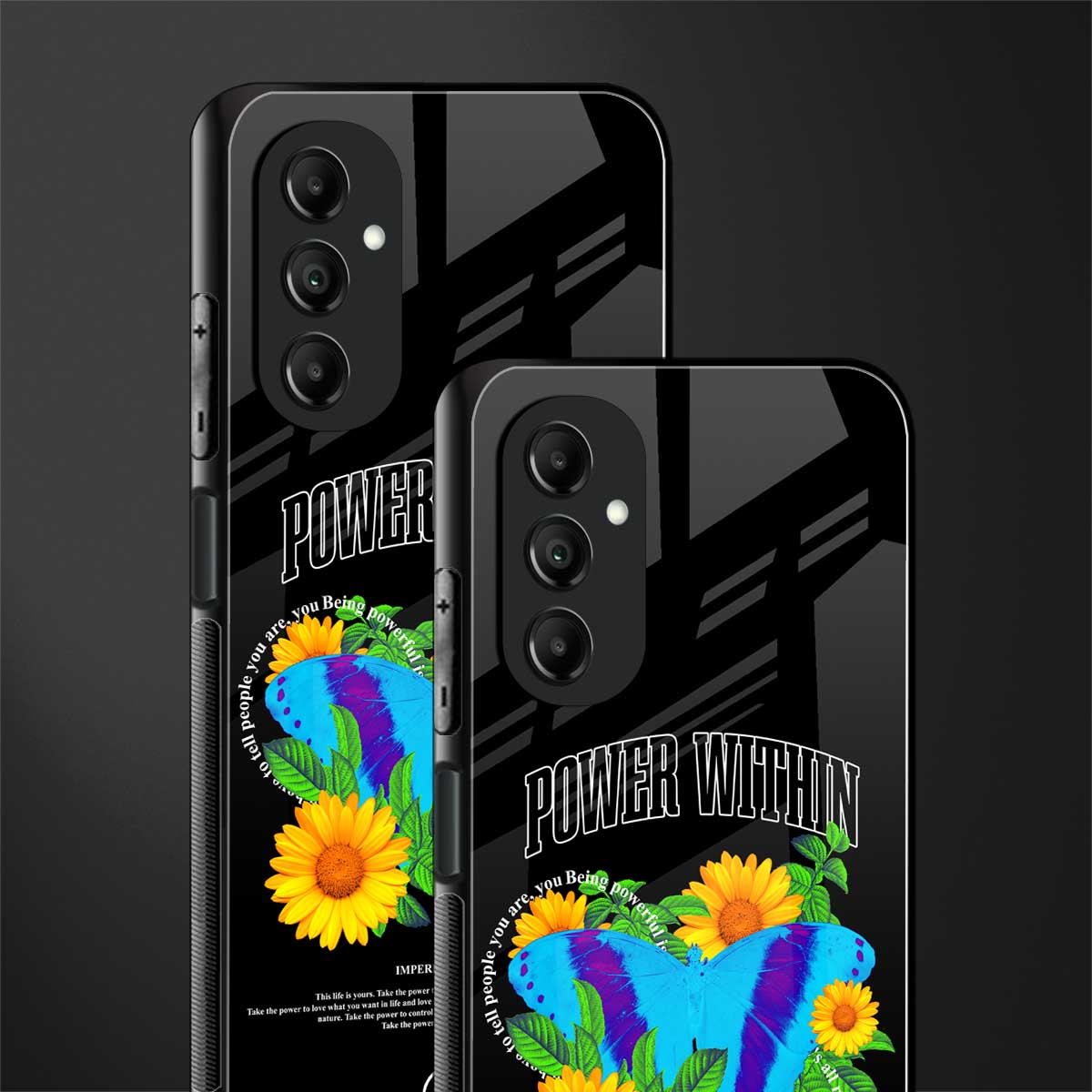 power within back phone cover | glass case for samsung galaxy a14 5g