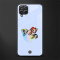 powerpuff girls cartoon back phone cover | glass case for samsung galaxy a22 4g