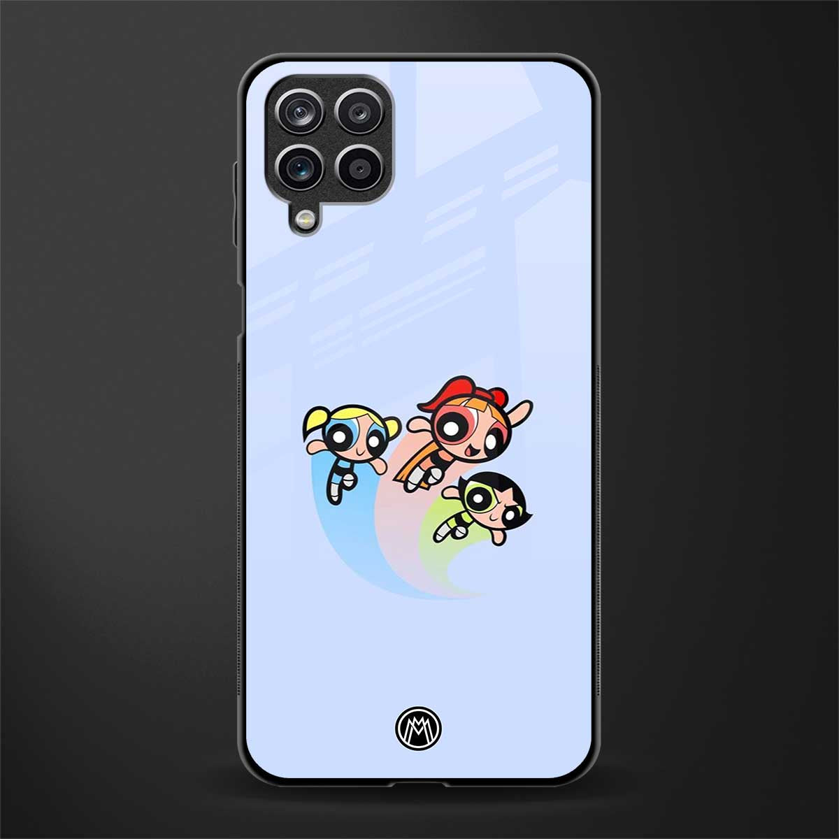 powerpuff girls cartoon back phone cover | glass case for samsung galaxy a22 4g