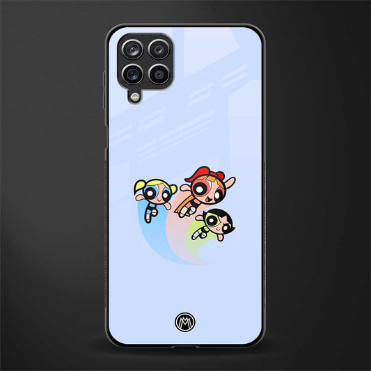 powerpuff girls cartoon back phone cover | glass case for samsung galaxy a22 4g