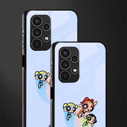 powerpuff girls cartoon back phone cover | glass case for samsung galaxy a13 4g