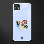 powerpuff girls cartoon back phone cover | glass case for samsung galaxy f42