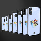powerpuff girls cartoon back phone cover | glass case for samsung galaxy m33 5g