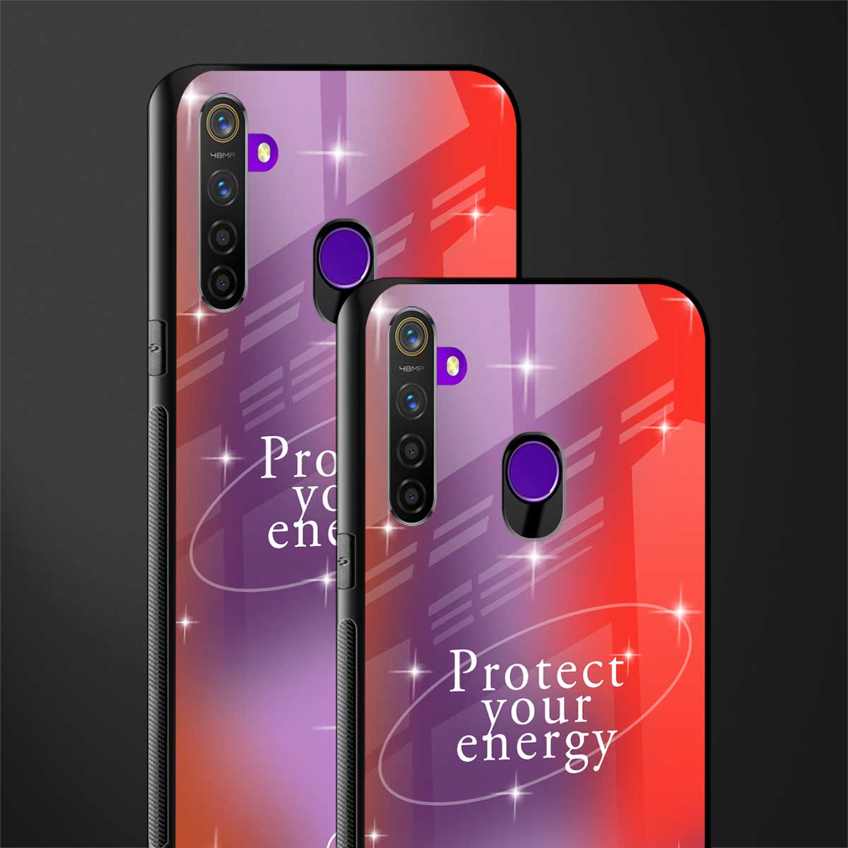 protect your energy glass case for realme 5i image-2