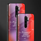 protect your energy glass case for redmi note 8 pro image-2