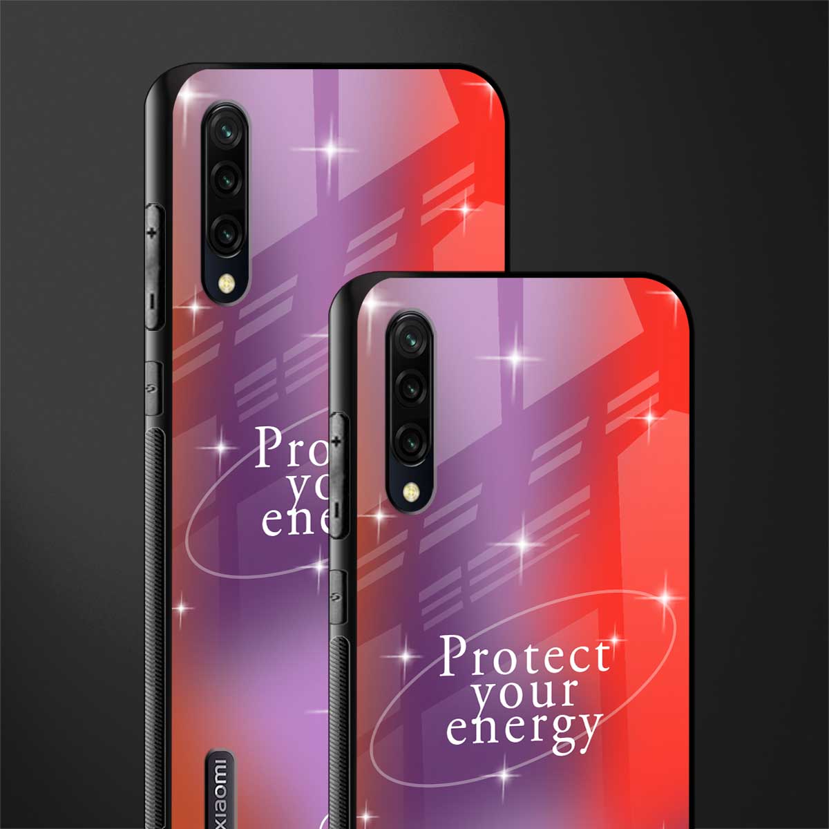 protect your energy glass case for mi a3 redmi a3 image-2