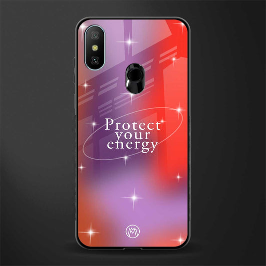 protect your energy glass case for redmi 6 pro image