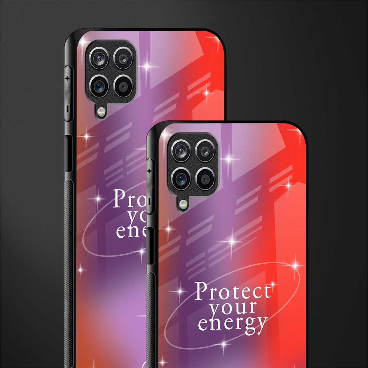 protect your energy back phone cover | glass case for samsung galaxy a22 4g