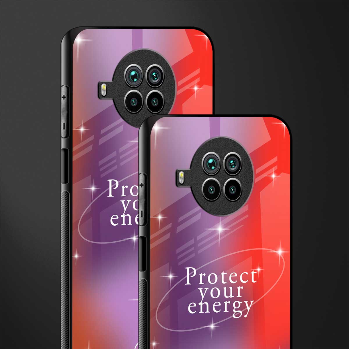 protect your energy glass case for mi 10i image-2