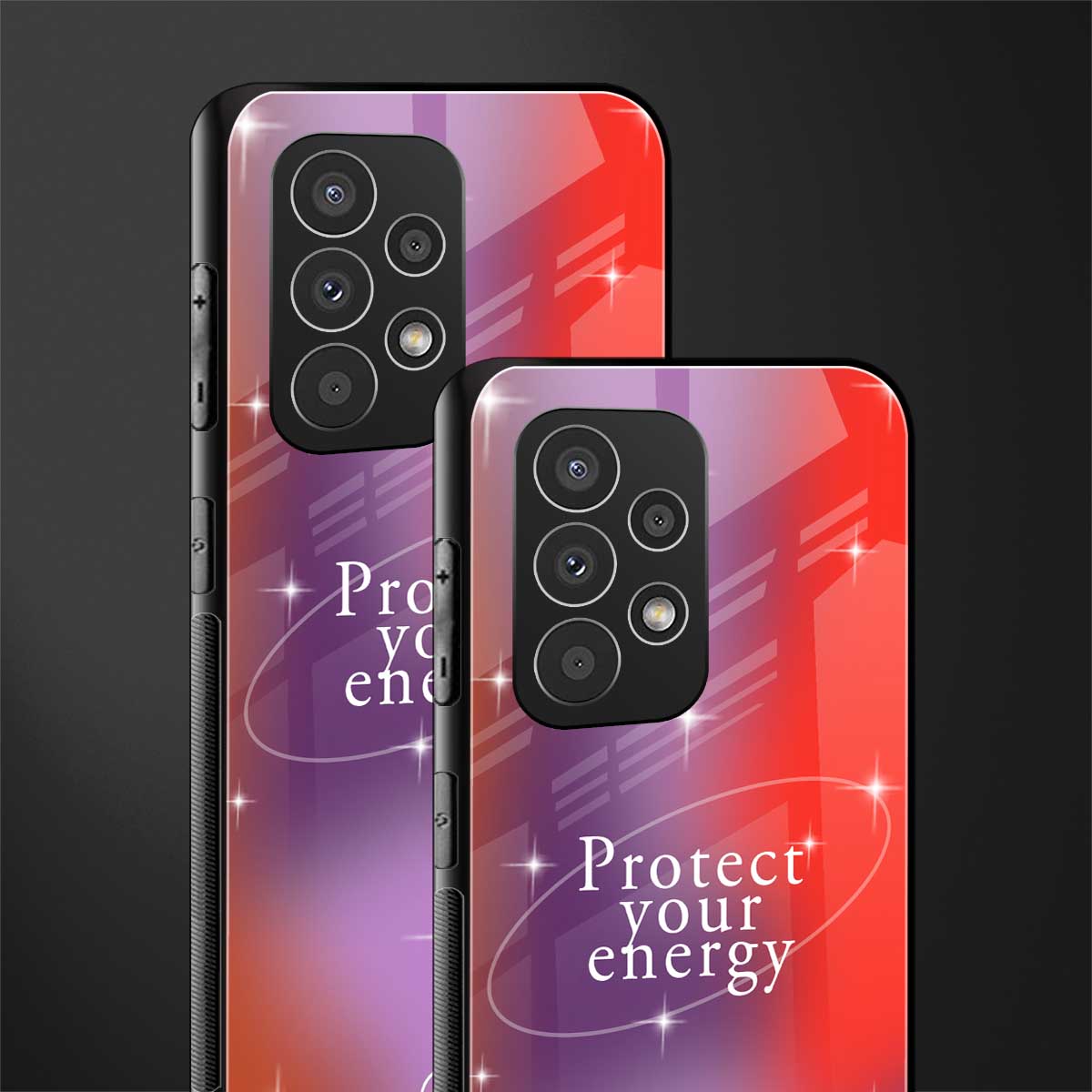 protect your energy back phone cover | glass case for samsung galaxy a23