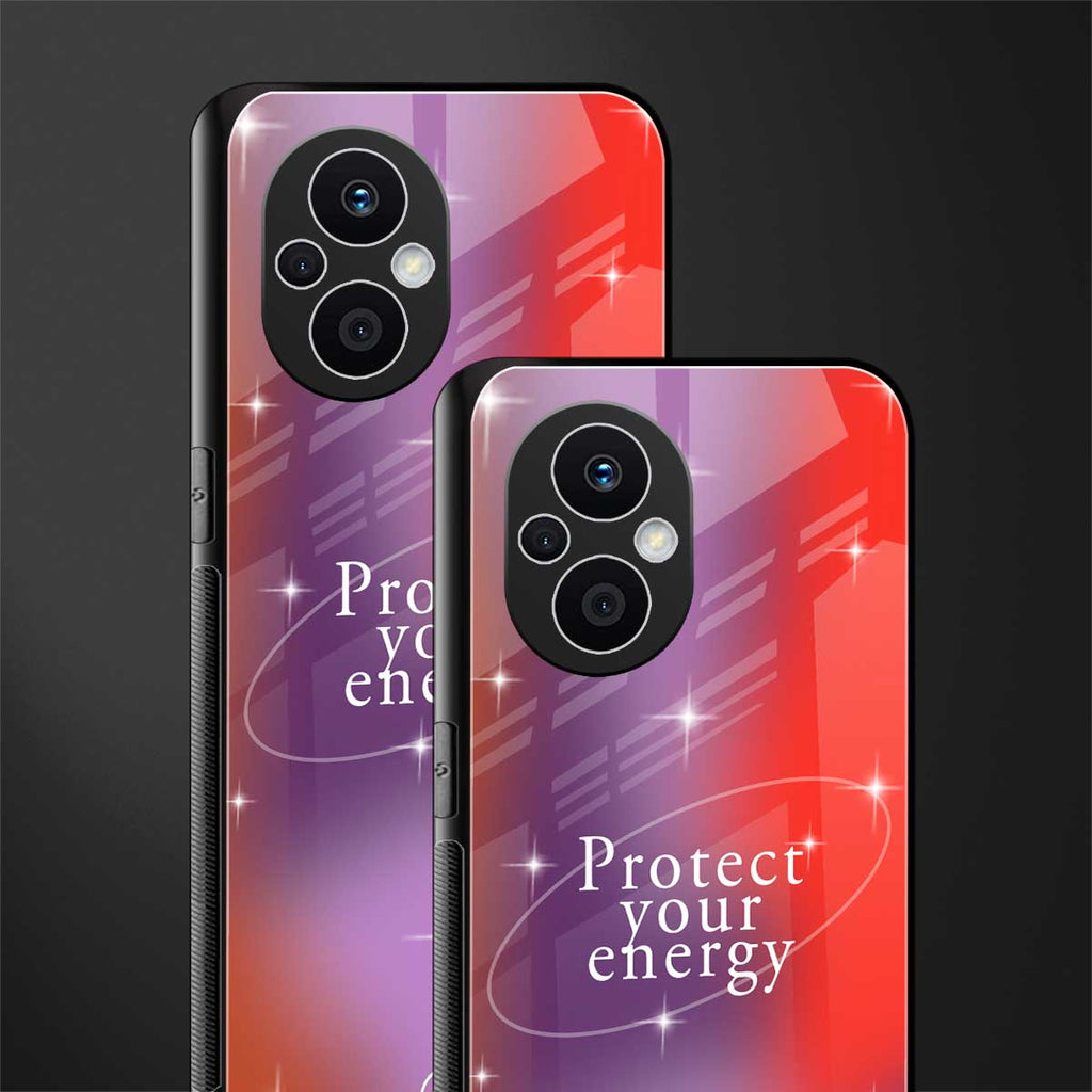 protect your energy back phone cover | glass case for oppo f21 pro 5g