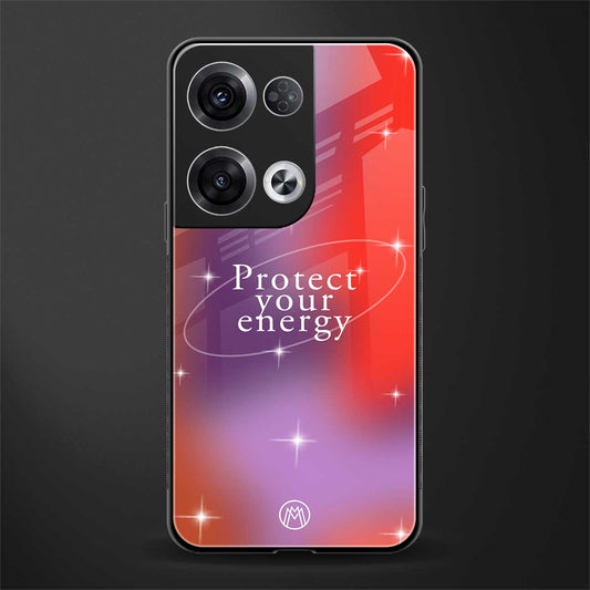 protect your energy back phone cover | glass case for oppo reno 8