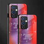 protect your energy back phone cover | glass case for oneplus 9