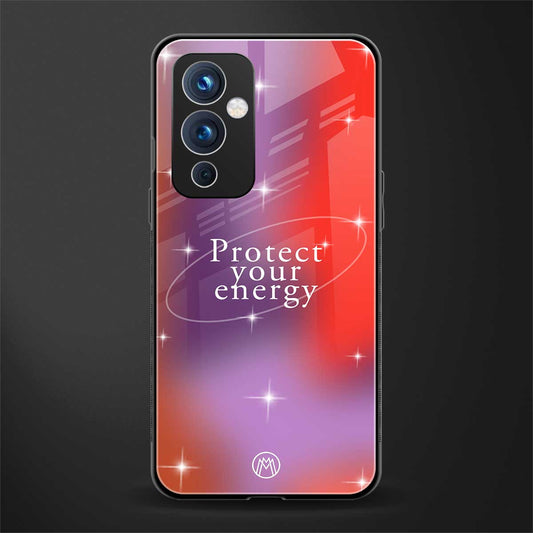 protect your energy back phone cover | glass case for oneplus 9