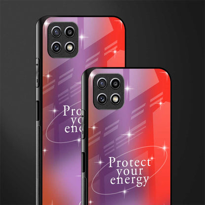 protect your energy back phone cover | glass case for samsung galaxy f42