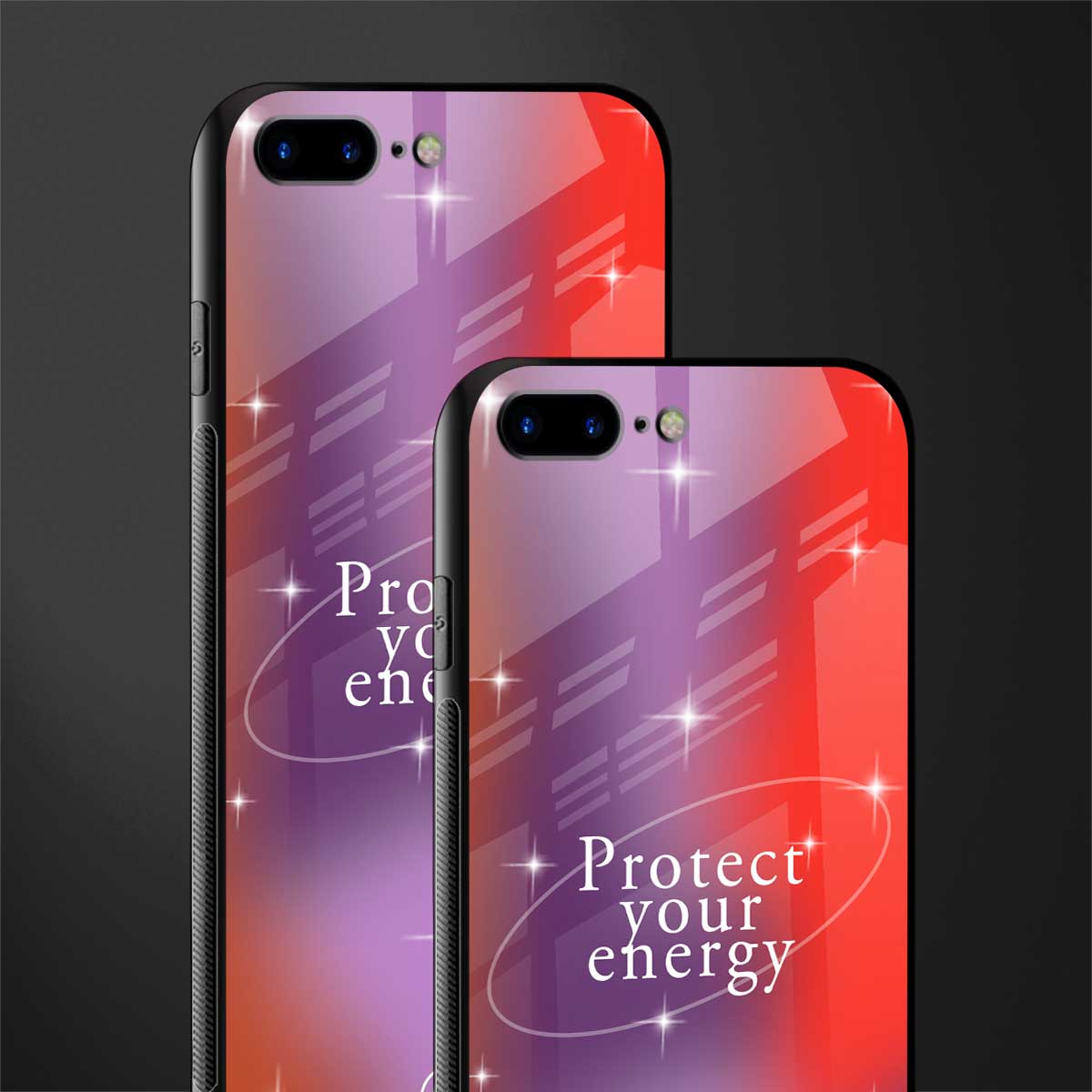 protect your energy glass case for iphone 7 plus image-2