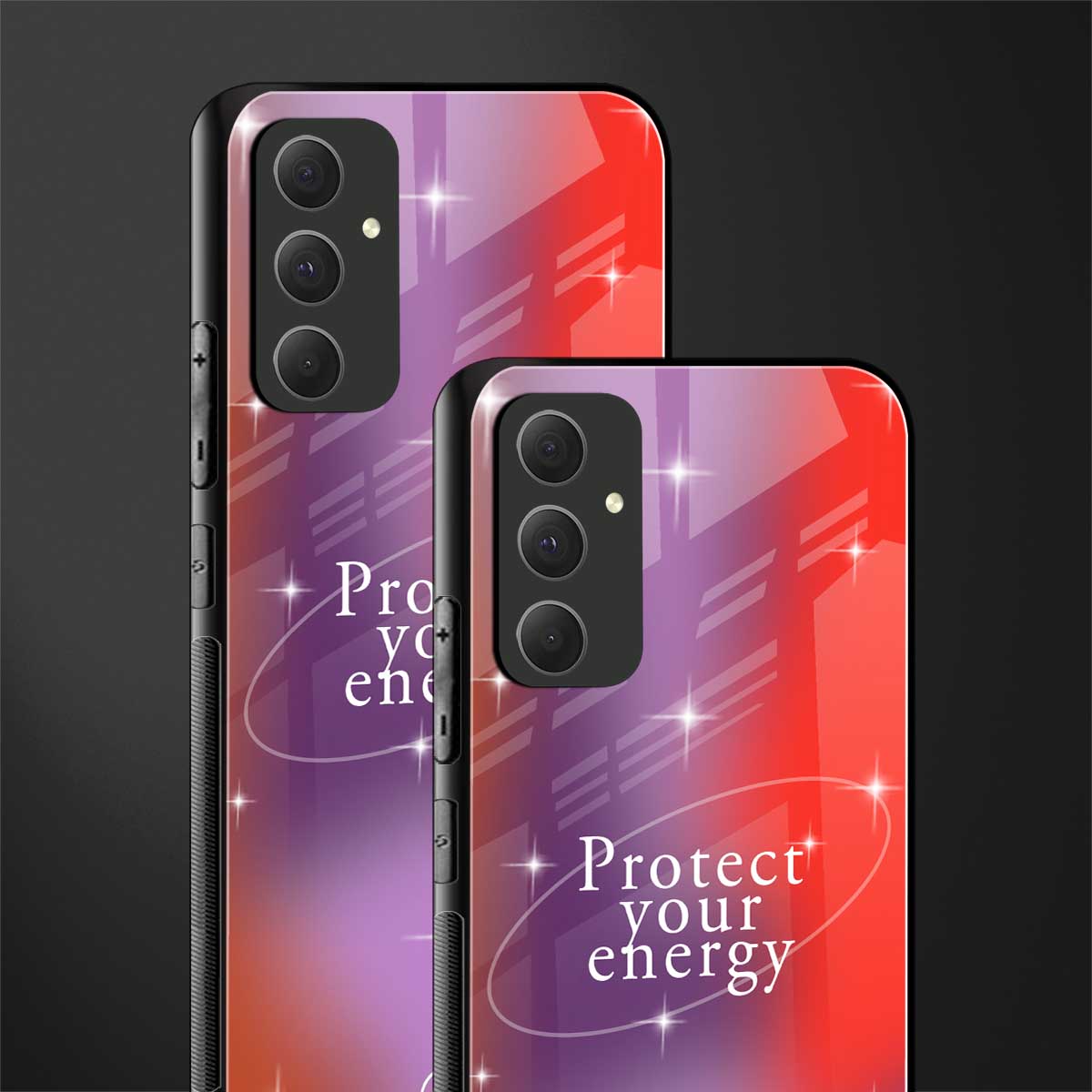 protect your energy back phone cover | glass case for samsung galaxy a54 5g