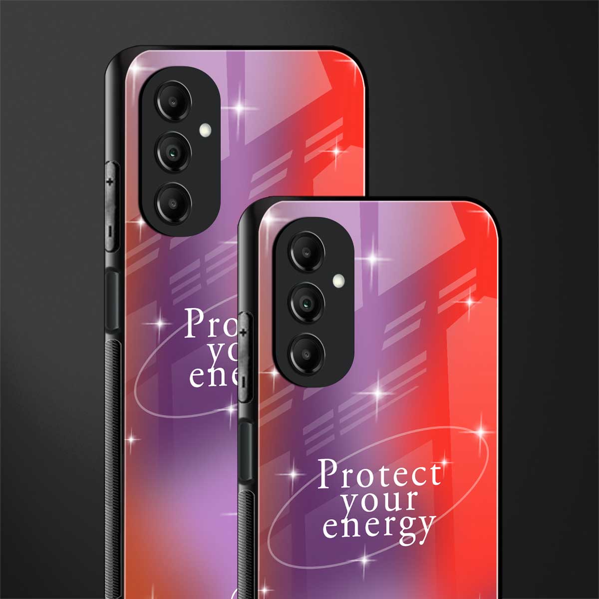 protect your energy back phone cover | glass case for samsung galaxy a14 5g