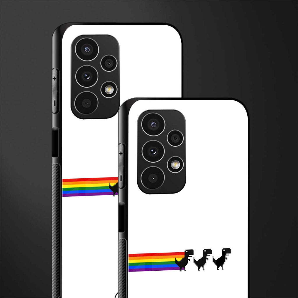 proud dinosaurs back phone cover | glass case for samsung galaxy a13 4g