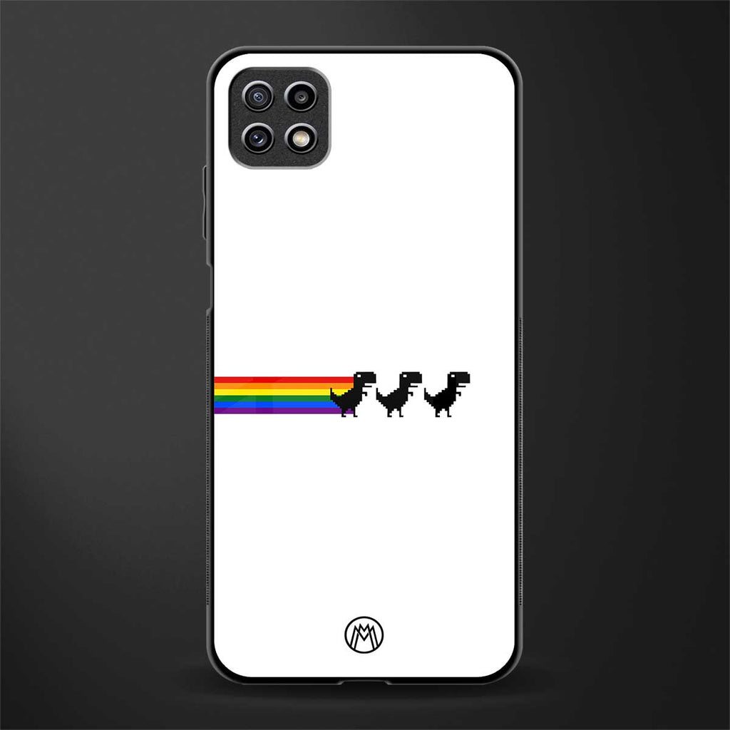 proud dinosaurs back phone cover | glass case for samsung galaxy f42