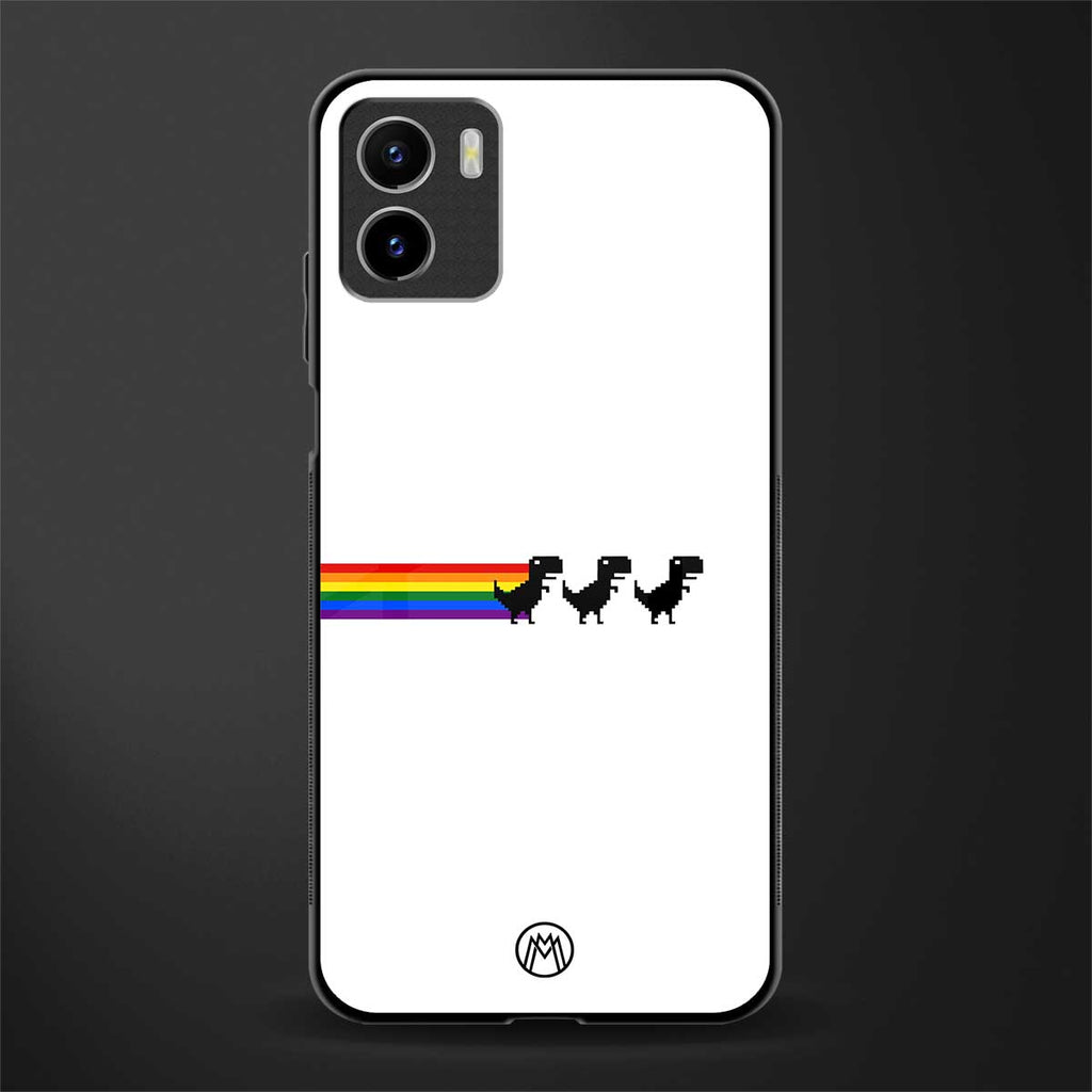 proud dinosaurs back phone cover | glass case for vivo y72