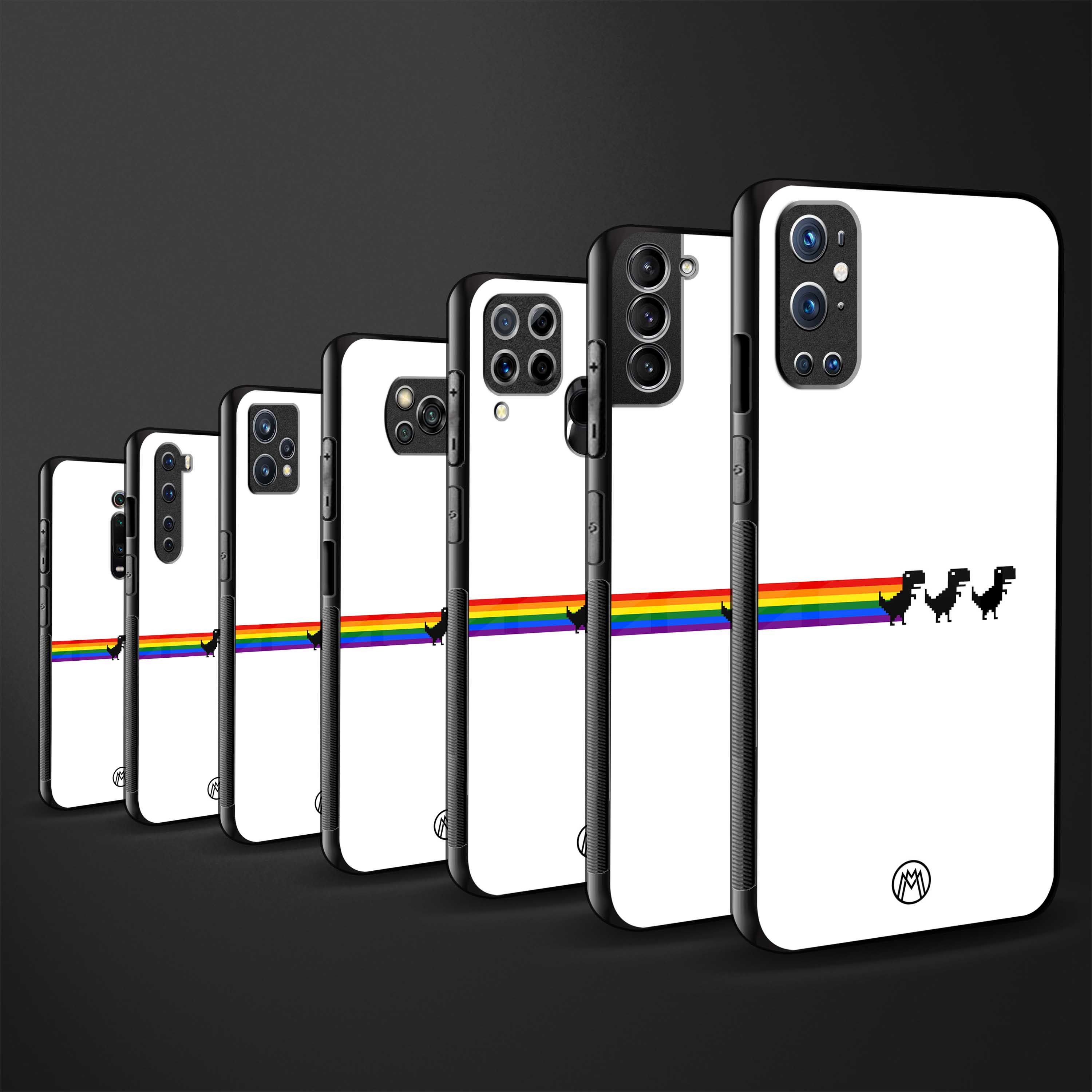 proud dinosaurs back phone cover | glass case for realme 9 pro 5g