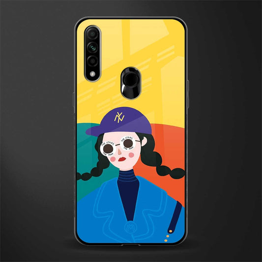 psychedelic chic glass case for oppo a31 image