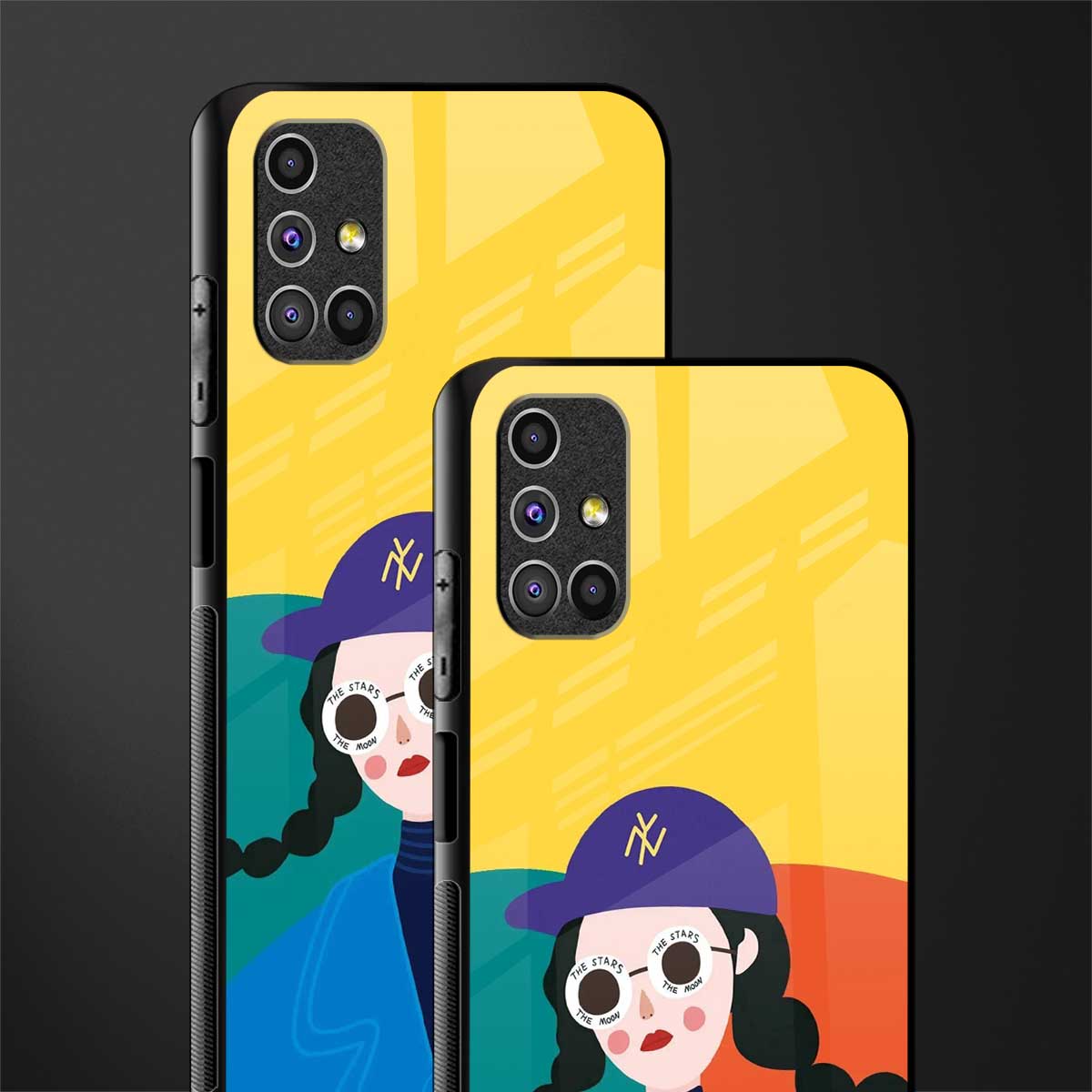 psychedelic chic glass case for samsung galaxy m31s image-2