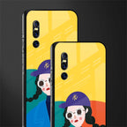 psychedelic chic glass case for vivo v15 pro image-2