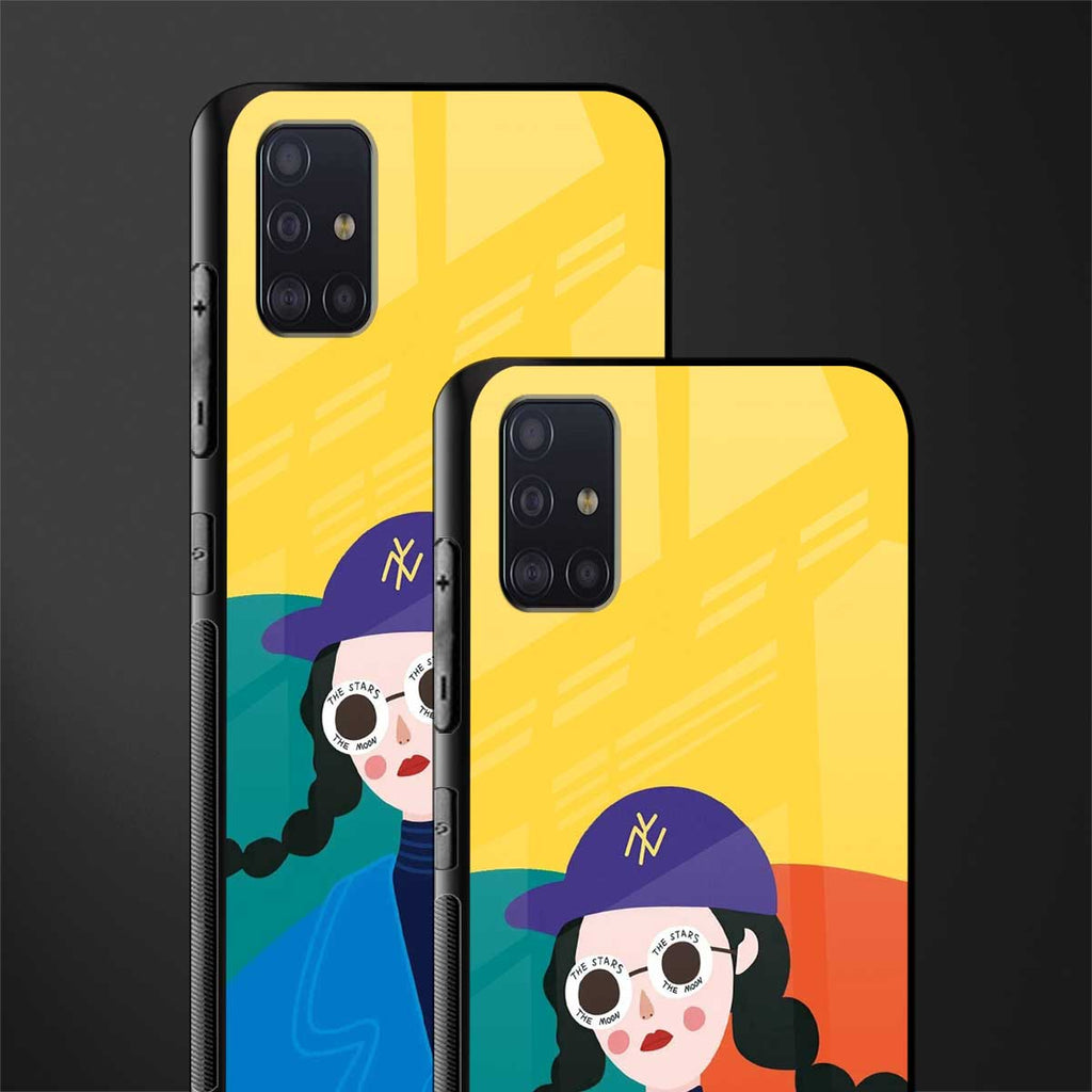 psychedelic chic glass case for samsung galaxy a71 image-2