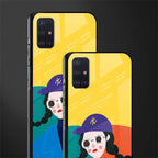 psychedelic chic glass case for samsung galaxy a71 image-2