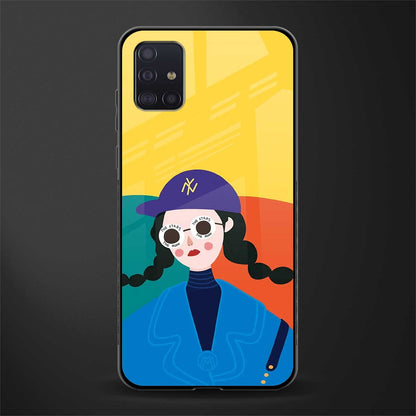 psychedelic chic glass case for samsung galaxy a71 image