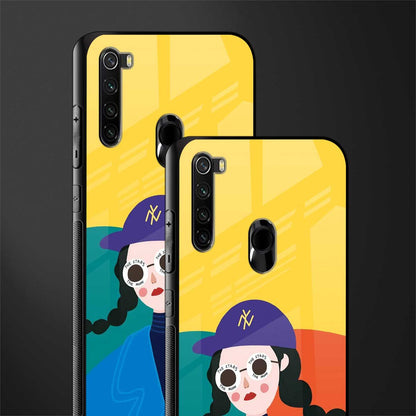 psychedelic chic glass case for redmi note 8 image-2